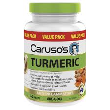 Carusos Natural Health Turmeric 150 Tablets