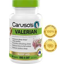 Carusos Natural Health Valerian 60 Tablets