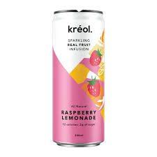 Kreol Sparkling Real Fruit Infusion: Raspberry Lemonade