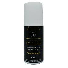 EARTHS PURITIES Deodorant Mens Roll On Bicarb Free 50ml