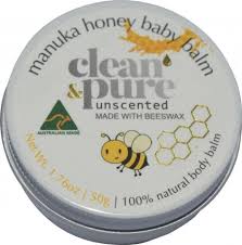 CLEAN & PURE Manuka Honey Baby Balm Unscented 50g