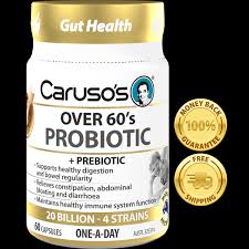 Carusos Natural Health Probiotic Over 60s 60 Capsules