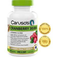 Carusos Natural Health Cranberry 30,000 90 Tablets