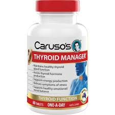 Carusos Natural Health Thyroid Manager 60 Tablets