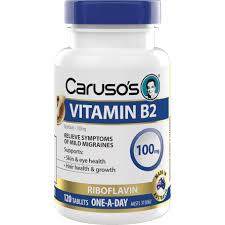 Carusos Natural Health Vitamin B2 100mg 120T