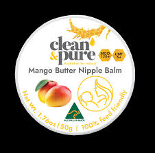 CLEAN & PURE Mango Butter Nipple Balm 50g