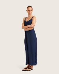 Boody V Neck Slip Dress Large