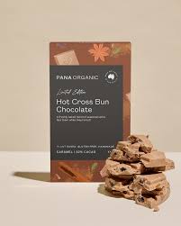 Pana Organic Hot Cross Bun Chocolate Caramel Block