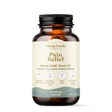 HEMP FOODS AUSTRALIA Pain Relief w/Hemp Gold Seed Oil