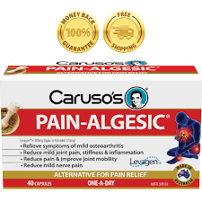 Carusos Natural Health Pain-Algesic For Joints - 40 Caps