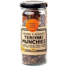 MINDFUL FOODS Munchies Teriyaki Organic & Activated 90g
