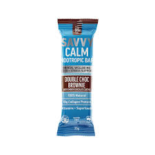 Savvy Calm Nootropoic Bar Double Choc Brownie