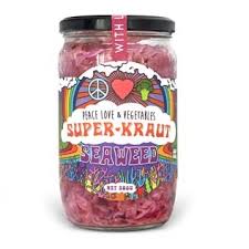 [] Peace Love Vegetables Seaweed Sauerkraut - 580g (Refrigerated)