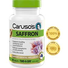 Carusos Natural Health Saffron 60 Tablets