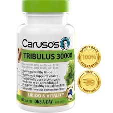 Carusos Natural Health Tribulus 30000 60 Tablets