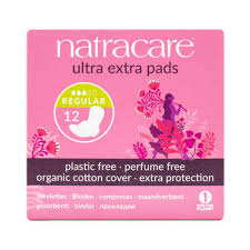 NATRACARE Ultra Extra Pads Regular (Wings) x12