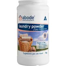 ABODE Laundry Powder (Front & Top Loader) Zero 1kg