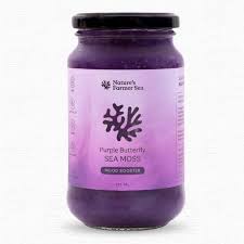 NATURES FARMER SEA Sea Moss Gel - Purple Butterfly 375ml