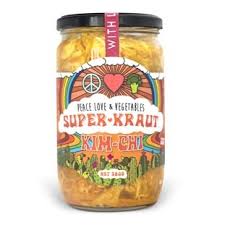 [] Peace Love Vegetables Kimchi Sauerkraut - 580g (Refrigerated)