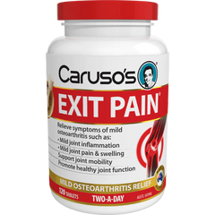 Carusos Natural Health Exit Pain 120 Tablets