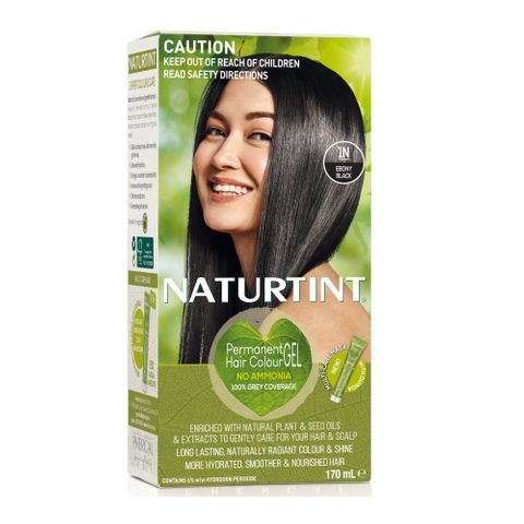 NaturTint Ebony Black 1N - 170ml