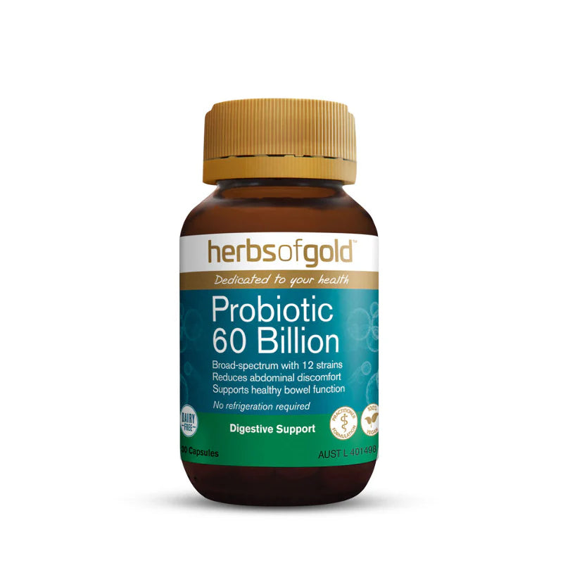 HERBS OF GOLD Probiotic 60 Billion