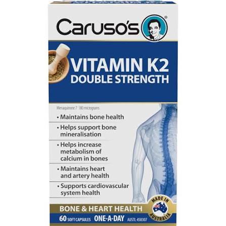 Caruso vitamin K2 double strength 60c