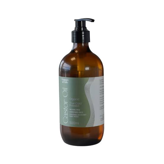 Grasses of Life Castor Oil Pump Bottle 500 ml