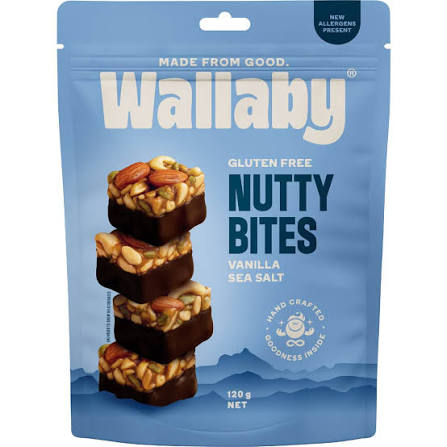 Wallaby Nutty Bites Vanilla Sea Salt