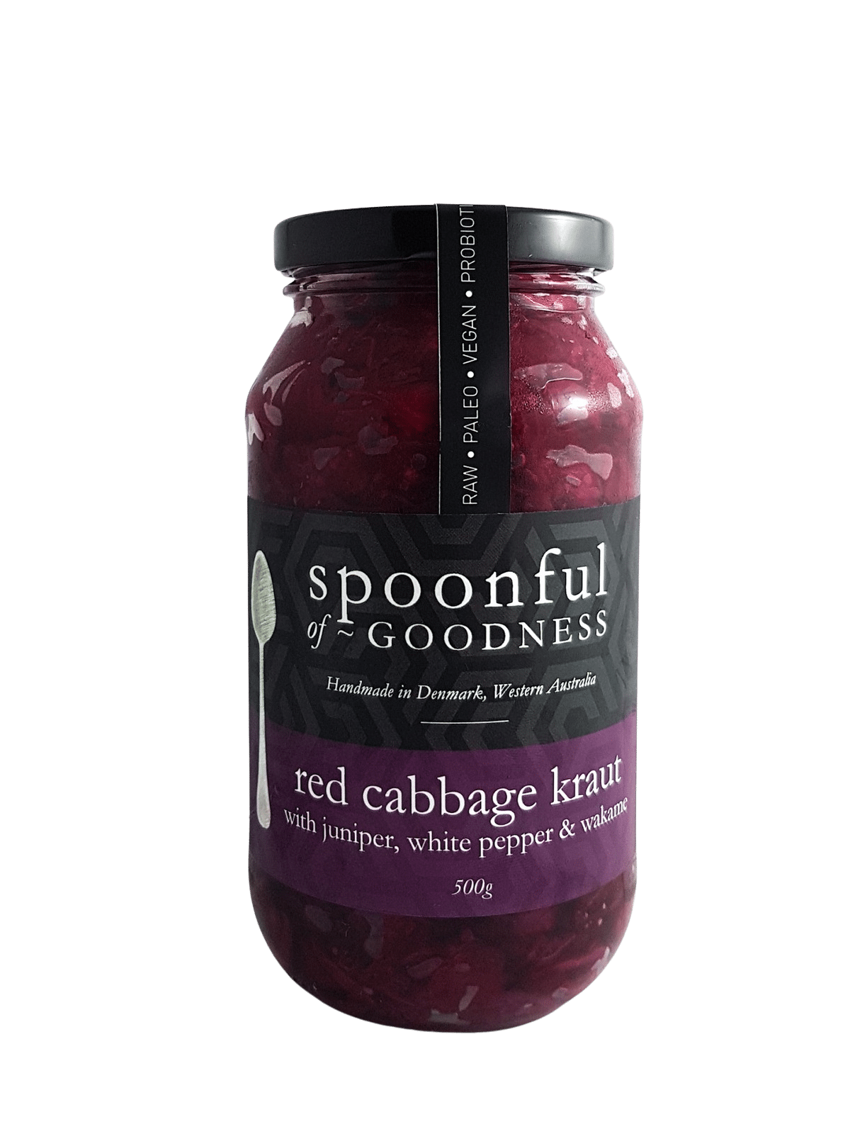 SPOONFULL GOODNESS Sauerkraut Red Cabbage 500g