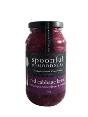 SPOONFULL GOODNESS Sauerkraut Red Cabbage 500g