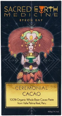 SACRED EARTH MEDICINE Ceremonial Cacao 100g