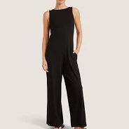 Boody Long Jumpsuit Black Small