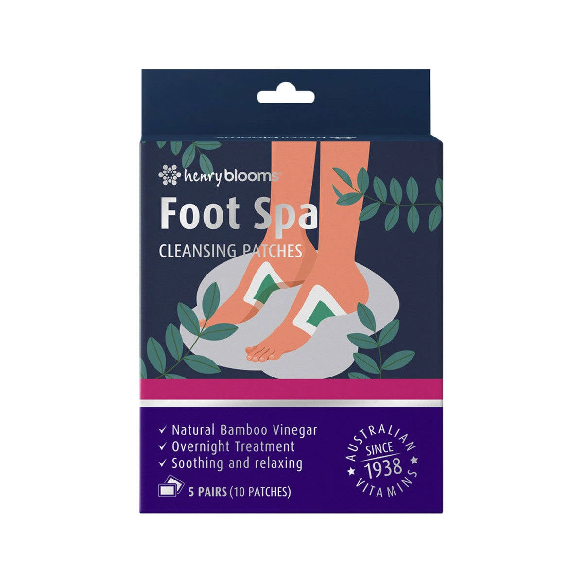 Henry Bloom Foot Spa Cleansing Patches