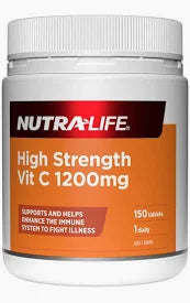 NUTRALIFE High Strength Vit C 1200mg 150t