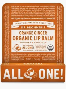 Dr Bronner's Orange Ginger Lip Balm