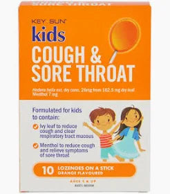 Key Sun Kids Cough & Sore Throat Orange