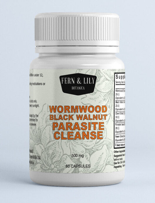 FERN & LILY Wormwood Black Walnut Parasite Cleanse 60c