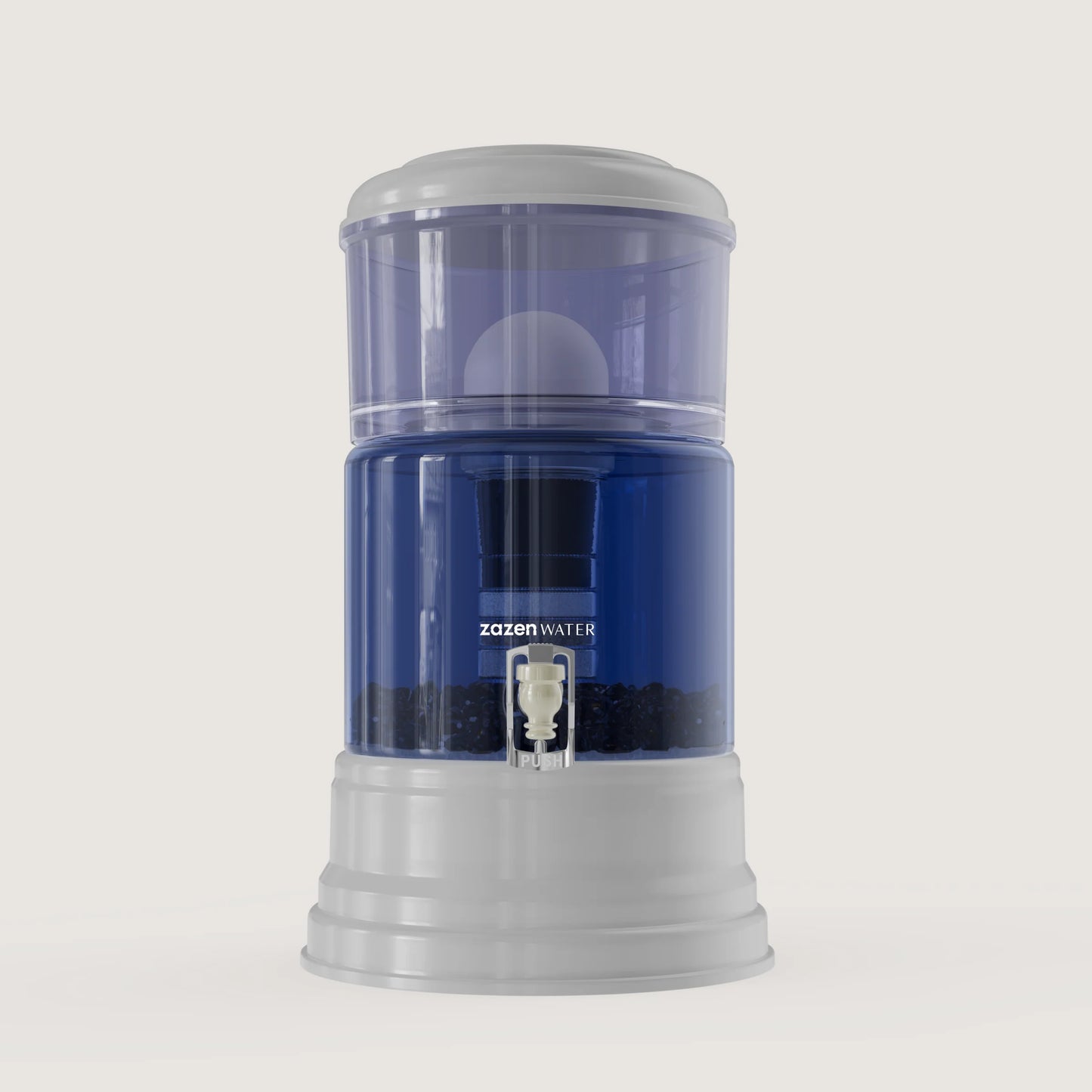 Zazen Water with Glass Bottom